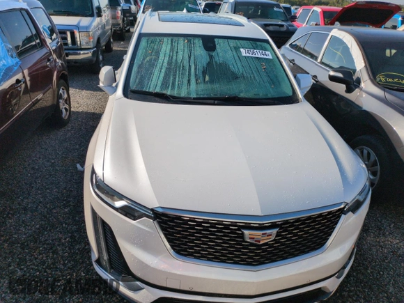 2021 Cadillac XT6 Premium Luxury with VIN 1GYKPCRSXMZ181985, listed as a Copart auction lot 74561144 with 0 mi miles and Non Repairable. Bid and sale history available at carsss.com. Image 5.