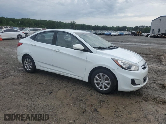 2014 Hyundai Accent GLS with VIN KMHCT4AE5EU614284, listed as a Copart auction lot 55679625 with 176,195 mi miles and Clean Title. Bid and sale history available at carsss.com. Image 4.