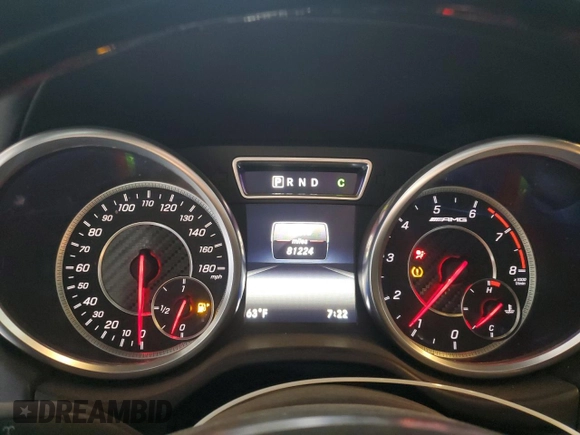 2017 Mercedes-Benz G with VIN WDCYC7DF0HX280193, listed as a Copart auction lot 54972015 with 81,224 mi miles and Salvage Title. Bid and sale history available at carsss.com. Image 9.