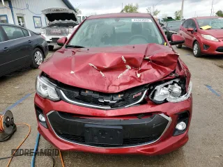 2018 Chevrolet Sonic LT z VIN 1G1JD5SH6J4104665, wystawiony jako Copart lot #55345805 z przebiegiem 45 607 mil mil oraz Szkoda całkowita • Salvage title. Historia ofert i sprzedaży dostępna na DreamBid. Obrazek 5.