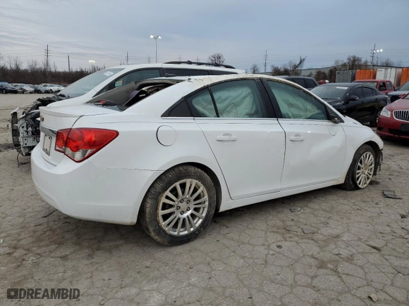 2014 Chevrolet Cruze ECO with VIN 1G1PJ5SBXE7310719, listed as a Copart auction lot 86409124 with 0 mi miles and Salvage Title. Bid and sale history available at carsss.com. Image 3.
