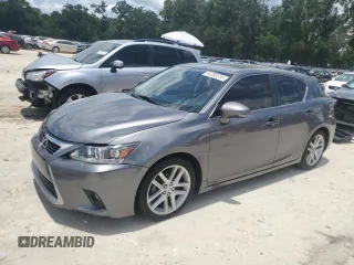 2015 Lexus CT 200h with VIN JTHKD5BH9F2218043, listed as a Copart auction lot 64250315 with 120,001 mi miles and Salvage title. Bid and sale history available at DreamBid. Image 1.