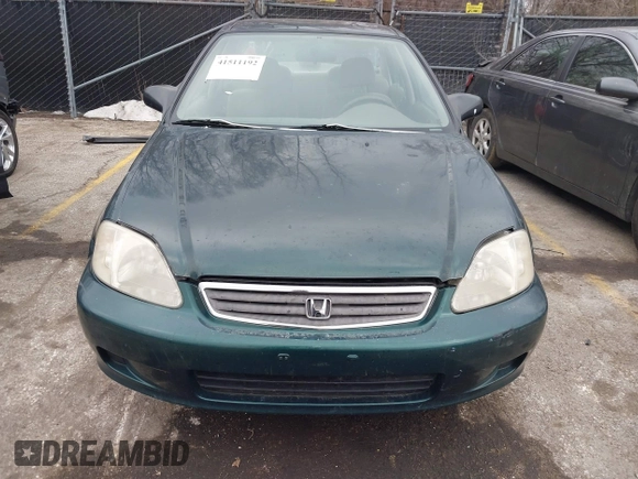 2000 Honda Civic LX with VIN 1HGEJ6673YL069805, listed as a IAAI auction lot 41511192 with 80,097 mi miles. Bid and sale history available at carsss.com. Image 6.