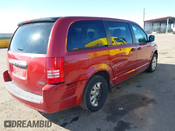 2008 Chrysler Town & Country LX with VIN 2A8HR44H18R780374, listed as a IAAI auction lot 41854943 with 219,560 mi miles and . Bid and sale history available at DreamBid. Image 4.