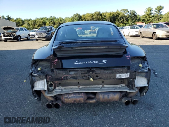 2005 Porsche 911 Turbo S with VIN WP0AB29905S741885, listed as a Copart auction lot 68342354 with 89,044 mi miles and Salvage Title. Bid and sale history available at carsss.com. Image 6.