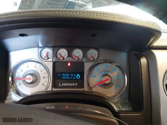 2010 Ford F-150 XL with VIN 1FTFW1CV9AKA24390, listed as a IAAI auction lot 41214621 with 130,146 mi miles. Bid and sale history available at carsss.com. Image 7.