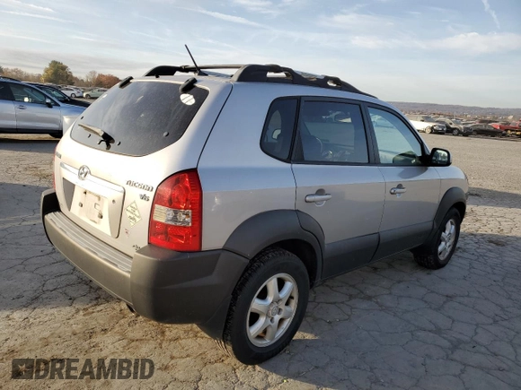 2005 Hyundai Tucson GLS with VIN KM8JN72DX5U166794, listed as a Copart auction lot 78937104 with 154,505 mi miles and Clean Title. Bid and sale history available at carsss.com. Image 3.