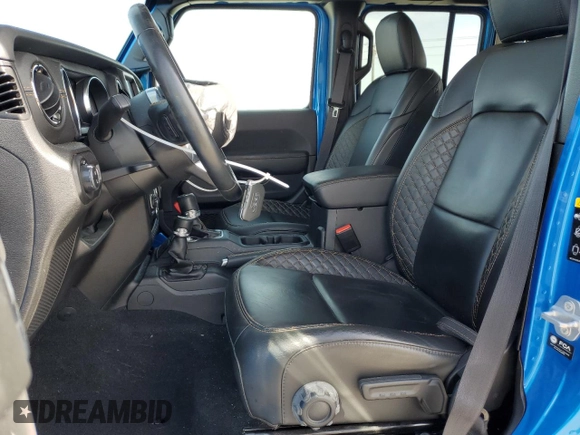 2022 Jeep Gladiator Overland with VIN 1C6HJTFG6NL124535, listed as a Copart auction lot 45988595 with 17,151 mi miles and Salvage title. Bid and sale history available at DreamBid. Image 7.