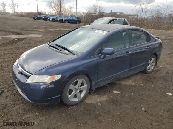 2006 Honda Civic Sdn DX-G with VIN 2HGFA16396H024740, listed as a Copart auction lot 81081054 with 222,908 mi miles and Salvage Title. Bid and sale history available at carsss.com. Image 1.