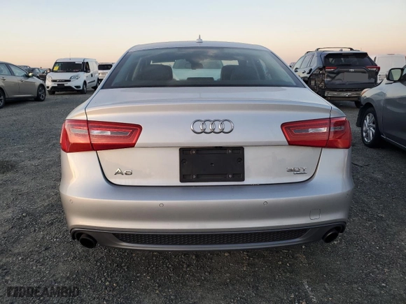 2015 Audi A6 3.0T Premium Plus with VIN WAUFGAFCXFN007690, listed as a Copart auction lot 88279605 with 48,525 mi miles and Salvage Title. Bid and sale history available at carsss.com. Image 6.
