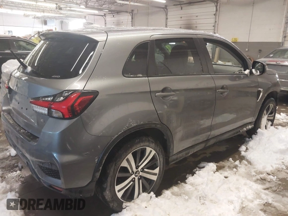 2022 Mitsubishi Outlander Sport ES with VIN JA4ARUAU7NU009162, listed as a IAAI auction lot 41224094 with 59,301 mi miles. Bid and sale history available at carsss.com. Image 4.