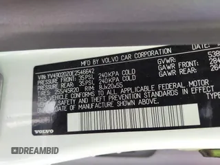 2014 Volvo XC60 R-Design Premier Plus with VIN YV4902DZ0E2546642, listed as a IAAI auction lot 42149824 with 133,669 mi miles and . Bid and sale history available at DreamBid. Image 9.
