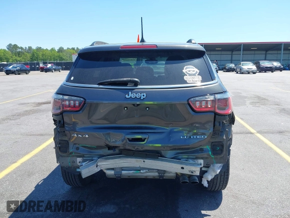 2017 Jeep Compass Limited z VIN 3C4NJDCB1HT631619, wystawiony jako IAAI lot #42032050 z przebiegiem 124 152 mil mil oraz . Historia ofert i sprzedaży dostępna na DreamBid. Obrazek 17.