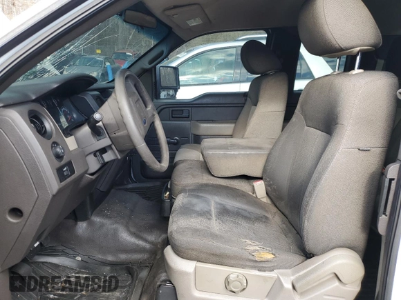 2010 Ford F-150 XL with VIN 1FTFX1CV2AFD12192, listed as a Copart auction lot 49967905 with 205,641 mi miles and Salvage Title. Bid and sale history available at DreamBid. Image 7.