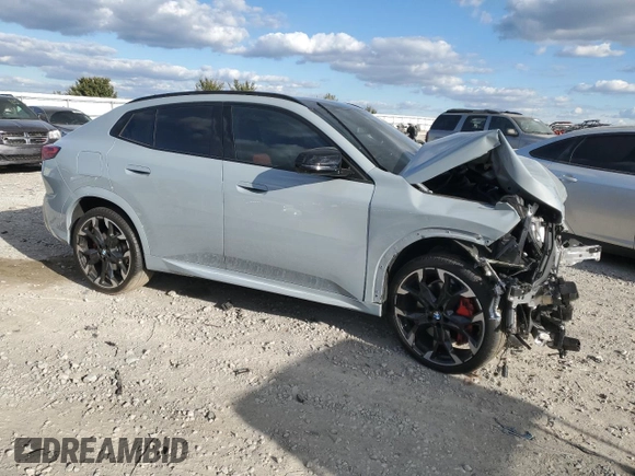 2024 BMW X2 M35i with VIN WBX83GM06R5Y87037, listed as a Copart auction lot 76191604 with 18,856 mi miles and Salvage Title. Bid and sale history available at carsss.com. Image 4.