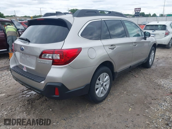 2018 Subaru Outback Premium with VIN 4S4BSAFC4J3218304, listed as a IAAI auction lot 42335512 with 91,320 mi miles and . Bid and sale history available at DreamBid. Image 4.