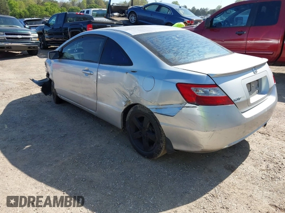 2007 Honda Civic Cpe EX with VIN 2HGFG128X7H547623, listed as a IAAI auction lot 42033010 with 228,518 mi miles. Bid and sale history available at carsss.com. Image 3.