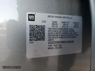 2024 Chevrolet Malibu RS with VIN 1G1ZG5ST6RF140208, listed as a Copart auction lot 45510295 with 30,896 mi miles and Salvage Title. Bid and sale history available at carsss.com. Image 14.