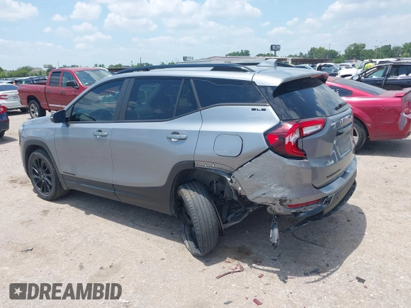 2023 GMC Terrain SLE z VIN 3GKALMEG9PL247978, wystawiony jako IAAI lot #42412636 z przebiegiem 30 353 mil mil oraz . Historia ofert i sprzedaży dostępna na DreamBid. Obrazek 3.