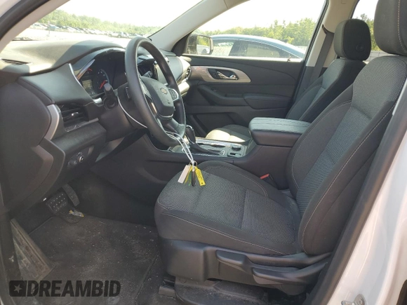 2019 Chevrolet Traverse LS with VIN 1GNEVFKW2KJ185667, listed as a Copart auction lot 48849685 with 40,611 mi miles and Non Repairable. Bid and sale history available at carsss.com. Image 7.