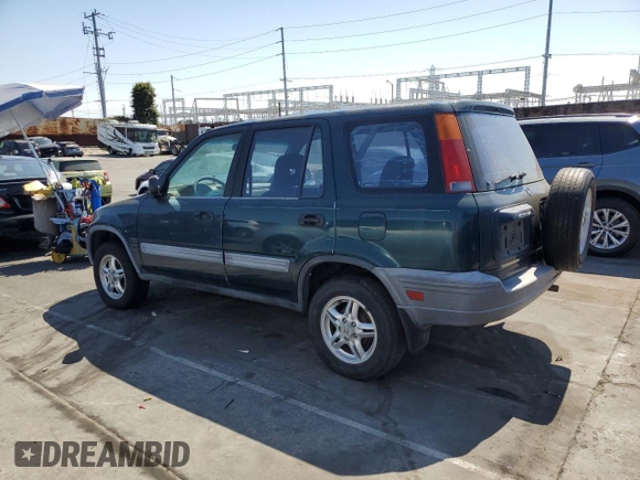 1997 Honda CR-V with VIN JHLRD1858VC057492, listed as a Copart auction lot 59996334 with 209,965 mi miles and Salvage Title. Bid and sale history available at carsss.com. Image 2.
