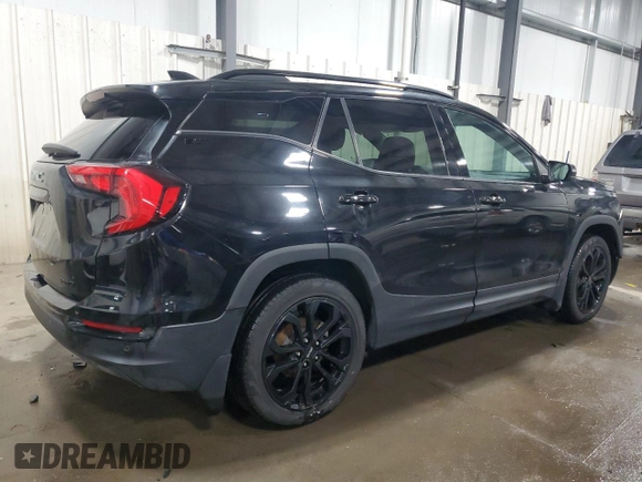 2020 GMC Terrain SLT with VIN 3GKALVEVXLL343813, listed as a Copart auction lot 86505594 with 71,837 mi miles and Salvage Title. Bid and sale history available at carsss.com. Image 3.