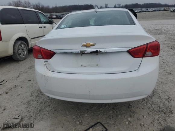 2018 Chevrolet Impala LS with VIN 2G11X5S39J9163654, listed as a Copart auction lot 86609834 with 105,844 mi miles and Clean Title. Bid and sale history available at carsss.com. Image 6.