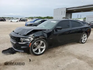 2016 Dodge Charger R/T z VIN 2C3CDXCT5GH297793, wystawiony jako Copart lot #59426125 z przebiegiem 87 177 mil mil oraz Szkoda całkowita • Salvage title. Historia ofert i sprzedaży dostępna na DreamBid. Obrazek 1.