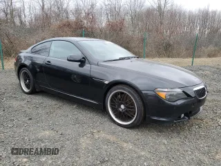 2005 BMW 6 Series 645Ci with VIN WBAEH73405B869356, listed as a Copart auction lot 89161435 with 203,596 mi miles and Clean Title. Bid and sale history available at carsss.com. Image 4.