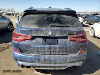 2020 BMW X3 M Competition with VIN 5YMTS0C08L9B18004, listed as a Copart auction lot 46493145 with 0 mi miles and Salvage Title. Bid and sale history available at carsss.com. Image 6.