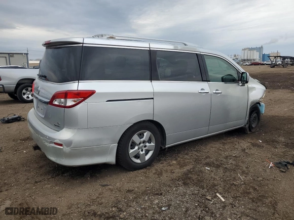 2012 Nissan Quest SL with VIN JN8AE2KP2C9036045, listed as a Copart auction lot 50823905 with 115,382 mi miles and Salvage Title. Bid and sale history available at carsss.com. Image 3.