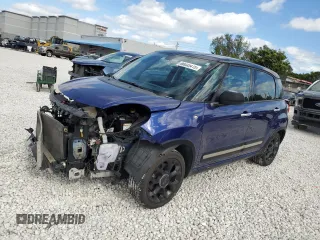 2015 FIAT 500L Urbana Trekking with VIN ZFBCFADH5FZ032080, listed as a Copart auction lot 88035415 with 88,082 mi miles and Salvage Title. Bid and sale history available at carsss.com. Image 1.