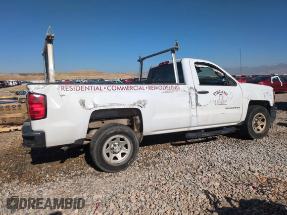 2014 Chevrolet Silverado 1500 Work Truck with VIN 1GCNKPEC4EZ415725, listed as a Copart auction lot 80260194 with 162,625 mi miles and Salvage Title. Bid and sale history available at DreamBid. Image 3.