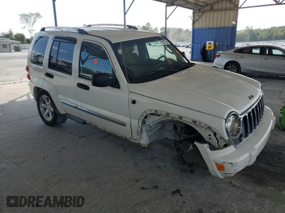 2007 Jeep Liberty Limited with VIN 1J4GK58K77W709344, listed as a Copart auction lot 71837204 with 191,408 mi miles and Salvage title. Bid and sale history available at DreamBid. Image 4.