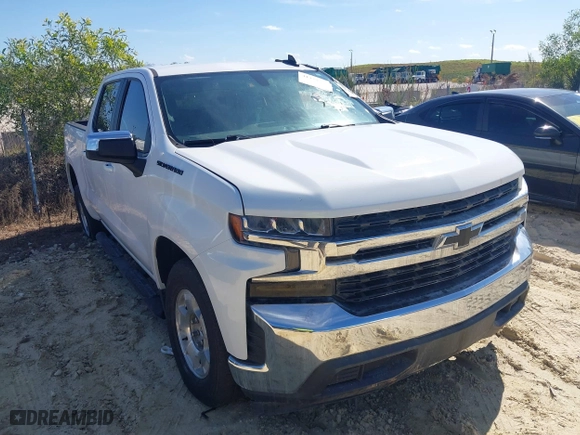 2019 Chevrolet Silverado 1500 LT with VIN 3GCPWCED8KG122694, listed as a IAAI auction lot 41430558 with 92,441 mi miles. Bid and sale history available at carsss.com. Image 1.
