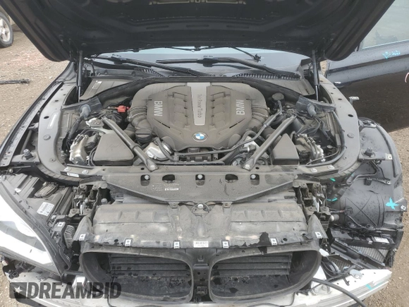 2014 BMW 7 Series ALPINA B7 with VIN WBAYE8C58ED135038, listed as a Copart auction lot 51213475 with 21,738 mi miles and Salvage title. Bid and sale history available at DreamBid. Image 11.