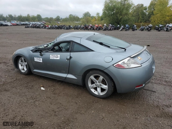 2007 Mitsubishi Eclipse GS with VIN 4A3AK24F67E027920, listed as a Copart auction lot 72191434 with 64,335 mi miles and Salvage Title. Bid and sale history available at carsss.com. Image 2.