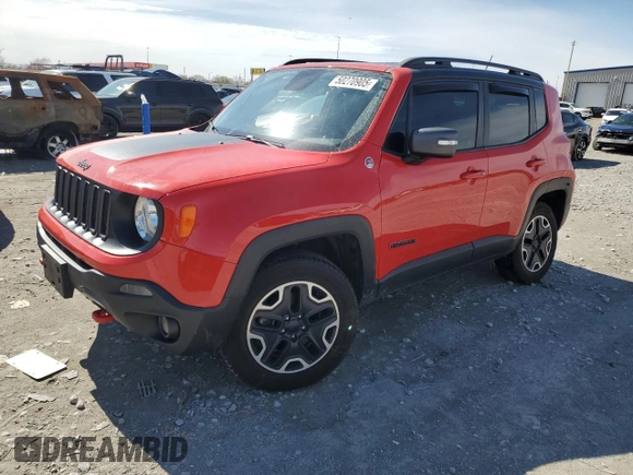 2016 Jeep Renegade Trailhawk with VIN ZACCJBCT5GPE29036, listed as a Copart auction lot 50270905 with Not Provided miles and Salvage Title. Bid and sale history available at carsss.com. Image 1.