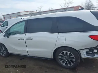 2022 Honda Odyssey EX-L with VIN 5FNRL6H7XNB043658, listed as a IAAI auction lot 41800437 with 45,245 mi miles and . Bid and sale history available at DreamBid. Image 14.