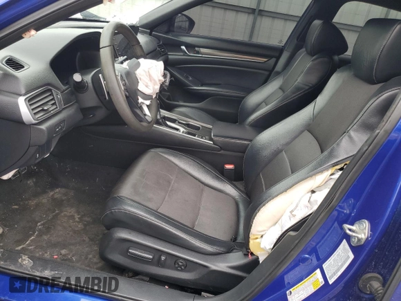 2018 Honda Accord Sedan Sport 1.5T with VIN 1HGCV1F3XJA193860, listed as a Copart auction lot 44686625 with 156,106 mi miles and Salvage Title. Bid and sale history available at carsss.com. Image 7.