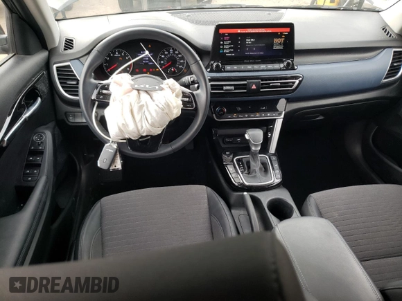 2023 Kia Seltos Nightfall with VIN KNDEUCA22P7417438, listed as a Copart auction lot 41137734 with 13,865 mi miles and Salvage Title. Bid and sale history available at DreamBid. Image 8.
