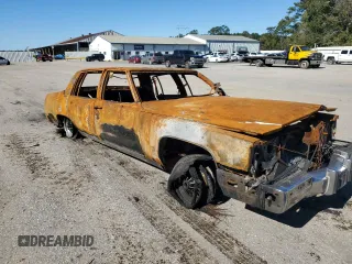 1990 Cadillac Brougham z VIN 1G6DW54Y6LR707412, wystawiony jako Copart lot #79862114 z przebiegiem Nie podano mil oraz Szkody całkowita. Historia ofert i sprzedaży dostępna na DreamBid. Obrazek 4.