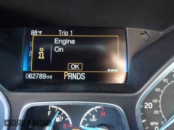 2016 Ford Focus SE with VIN 1FADP3F21GL262907, listed as a IAAI auction lot 41657582 with 62,789 mi miles. Bid and sale history available at carsss.com. Image 7.