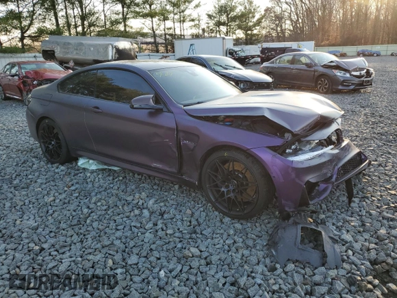 2020 BMW M4 with VIN WBS4Y9C01LFH98757, listed as a Copart auction lot 68158332 with 25,965 mi miles. Bid and sale history available at carsss.com. Image 4.
