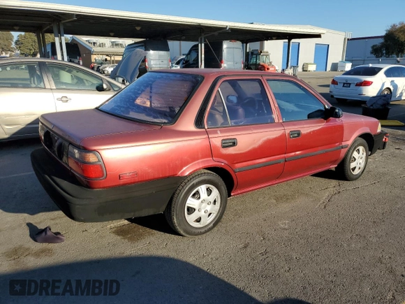 1989 Toyota Corolla with VIN JT2AE92E4K0112945, listed as a Copart auction lot 83382604 with 209,462 mi miles and Salvage title. Bid and sale history available at DreamBid. Image 3.
