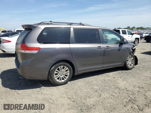 2013 Toyota Sienna XLE AAS with VIN 5TDYK3DC3DS357310, listed as a Copart auction lot 54062845 with 298,725 mi miles and Salvage Title. Bid and sale history available at carsss.com. Image 3.