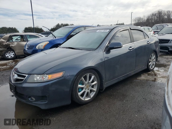 2008 Acura TSX Nav with VIN JH4CL96998C001476, listed as a Copart auction lot 46227835 with 194,014 mi miles and Salvage Title. Bid and sale history available at carsss.com. Image 1.