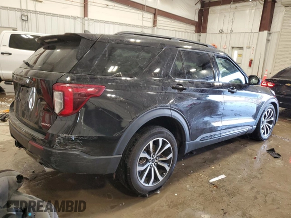 2023 Ford Explorer ST-Line z VIN 1FMSK8KH4PGC23174, wystawiony jako Copart lot #87657665 z przebiegiem 21 082 mil mil oraz Szkoda całkowita • Salvage title. Historia ofert i sprzedaży dostępna na DreamBid. Obrazek 3.