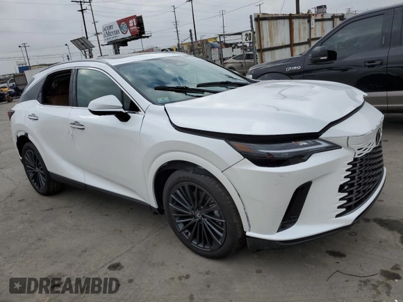 2024 Lexus RX with VIN 2T2BBMCA3RC062053, listed as a Copart auction lot 54605625 with 763 mi miles and Salvage Title. Bid and sale history available at carsss.com. Image 4.