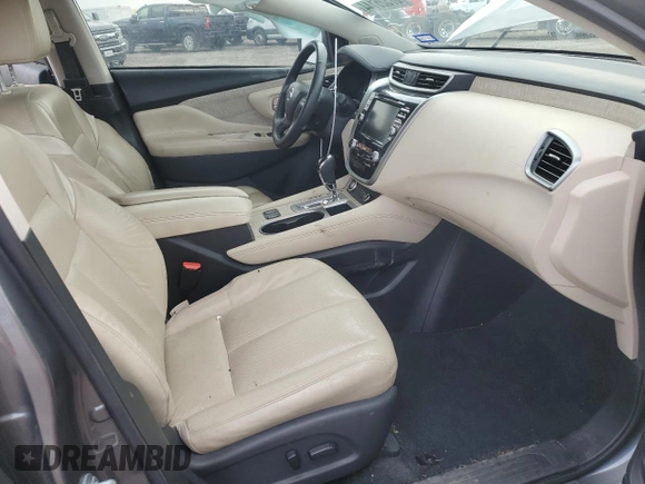 2022 Nissan Murano SL with VIN 5N1AZ2CJ3NC112559, listed as a Copart auction lot 87326144 with 47,136 mi miles and Salvage Title. Bid and sale history available at carsss.com. Image 7.